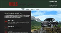 Desktop Screenshot of hillsautosales.us